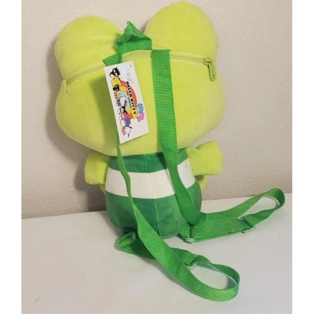Sanrio Keroppi Backpack‎ Plush 14 Inches Hello Kitty Friends New (X4)